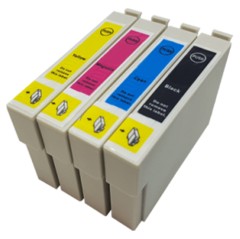 1 Multipack - 4 Compatible Ink Cartridges To Replace Epson T0551-4 (72ml)
