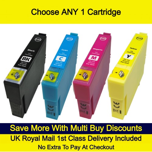 Choose ANY 1 - Compatible Epson 18 / 18XL (Daisy) Extra High Capacity Ink Cartridges