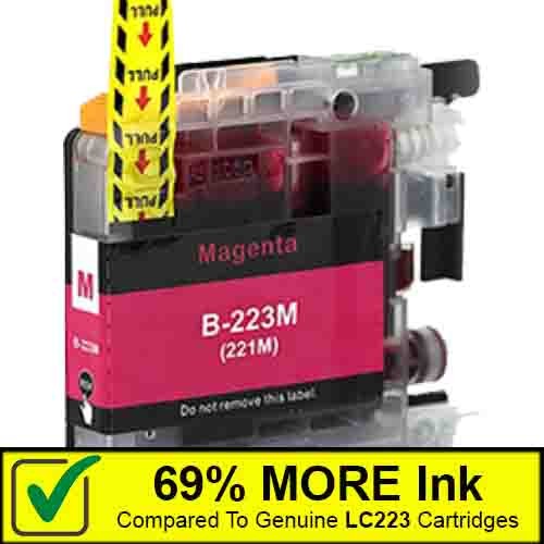 Magenta Compatible Brother LC223 Ink Cartridge (10ml)