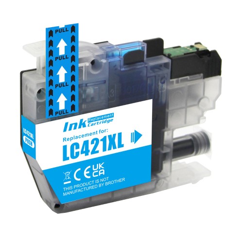 Compatible Brother LC421XL Cyan Ink Cartridge