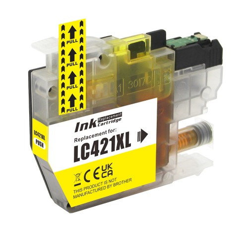 Compatible Brother LC421XL Yellow Ink Cartridge