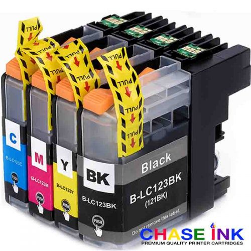 1 Multipack - 4 Compatible Ink Cartridges To Replace Brother LC123 XL Series