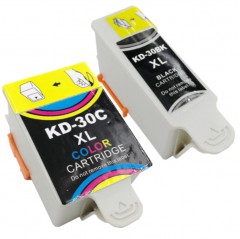 Compatible Kodak 30 XL - 1 Black & 1 Colour