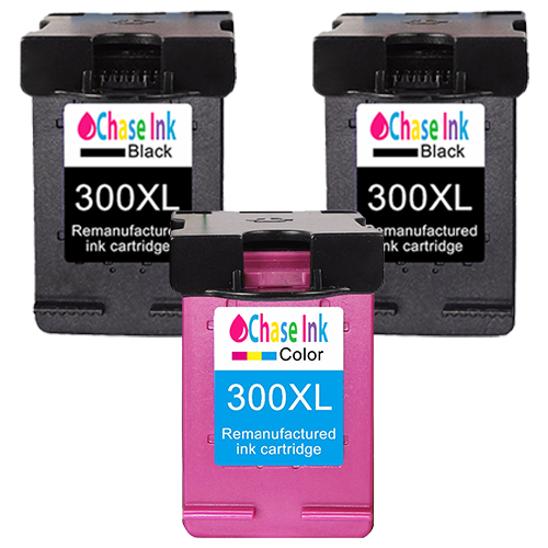 HP 300 / 300XL 2 Black & 1 Colour - Remanufactured Ink Cartridge 3-Pack (58ml)