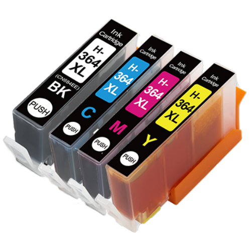 Compatible Hp 364xl High Capacity Ink Cartridges - Multipack (bcmy 