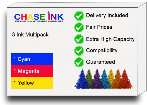 Cyan, Magenta, Yellow - 3 Compatible Ink Cartridges To Replace Brother LC3217 / LC3219XL