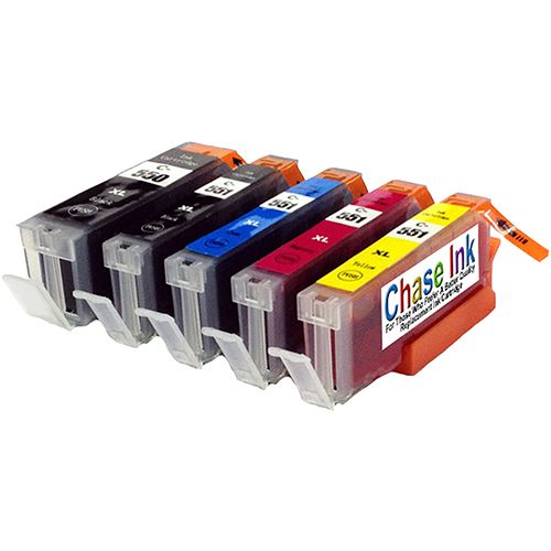 Compatible Canon PGI-550 / CLI-551 Ink Cartridge Pack - 5 Inks (70ml)