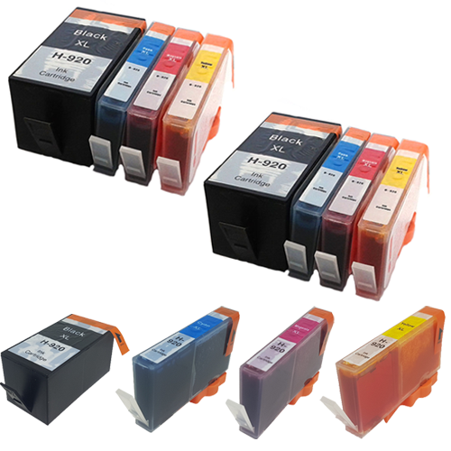 HP 920XL Compatible 8 Pack + 2 EXTRA High Yield Ink Cartridges