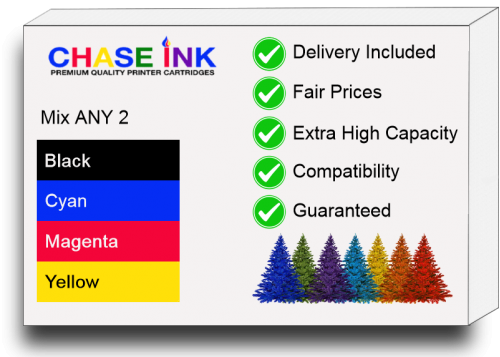 Choose ANY 2 - Compatible Epson 603 / 603XL (Starfish) Extra High Capacity Ink Cartridges